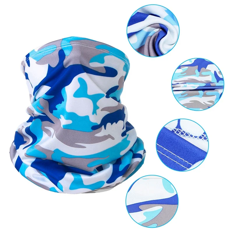 

Cycling Outdoor Camouflage Scarf Men Women Sun Protection Bandana Neck Gaiters Riding Camping Scarf Activities Multi Function