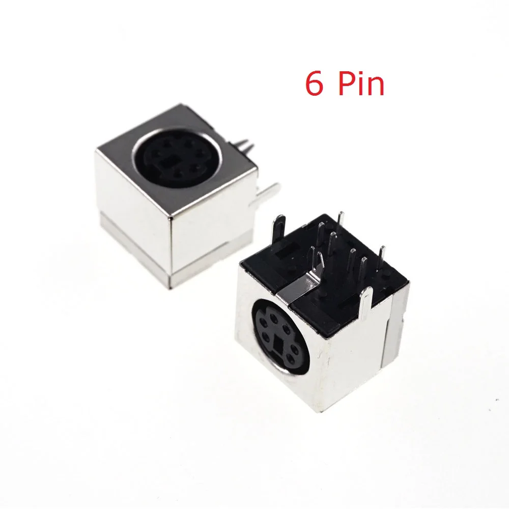 10 шт. S видео 6 контактный разъем для мини разъема|socket connector|socket pinsocket pin |