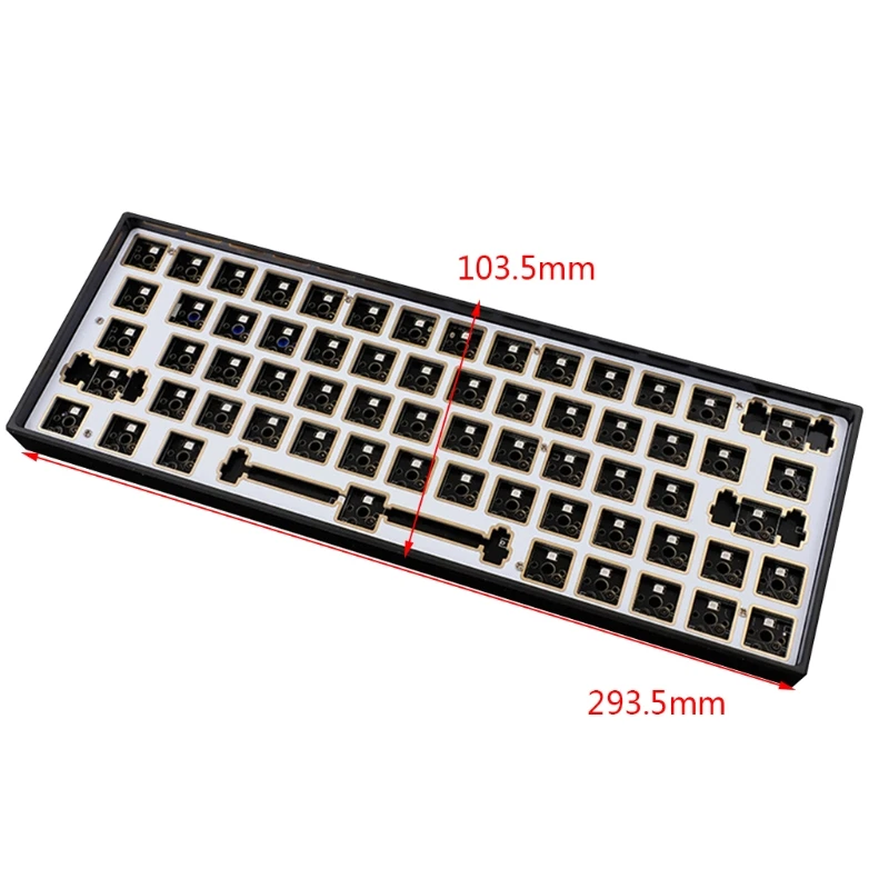 

NP641 Wireless/Wired/Bluetooth Three Modes RGB Hot Swap Programmable PCB Plate Cherry MX Mechanical Keyboard DIY kit
