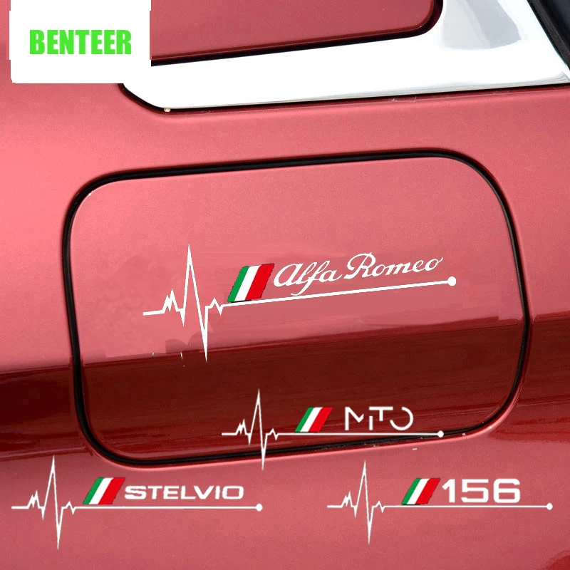 

Car Tank Oil Sticker For Alfa Romeo Giulia Giulietta 159 156 MITO Stelvio 147 Sportiva Auto Accessories