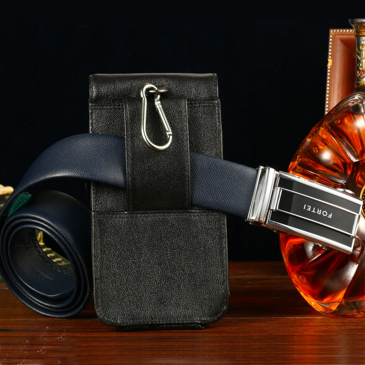 

Holster Cover Case for UMIDIGI BISON 360 Degrees Swivel Belt Clip Genuine Leather Pouch Put in Phone 16.5cm 6.5inch