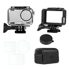 Подводный чехол, защитный чехол для экрана, сумка, крышка для объектива для DJI OSMO Action 316, металлический корпус для ключа из нержавеющей стали