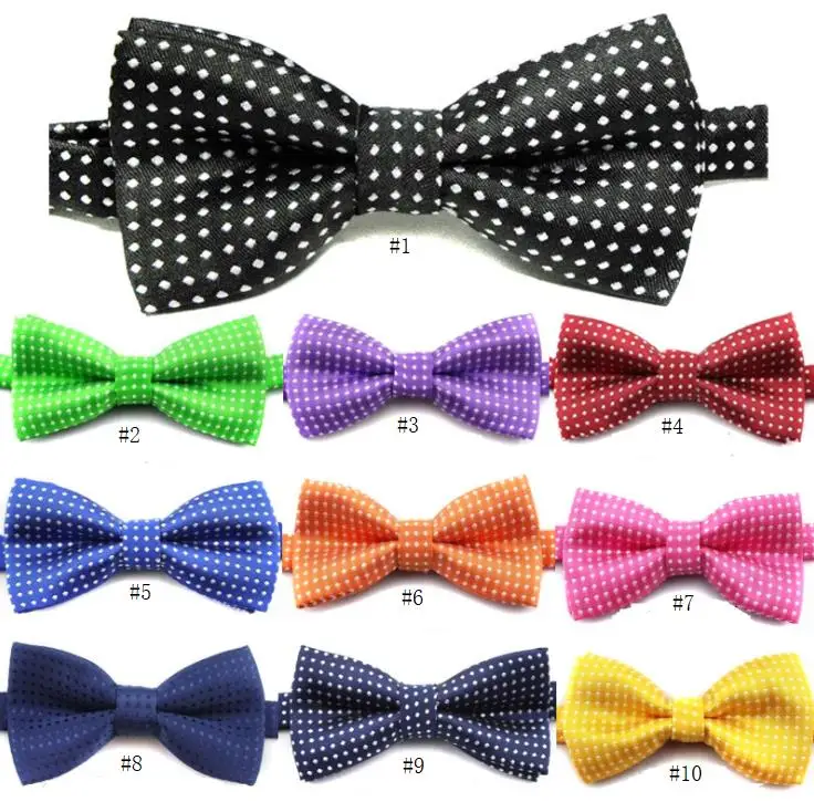 

Kid Bow Tie Pet Dot Printed Bowties Dog Cat Wave Point Neckwear Children Bow Ties Wedding Party Fashion Accessories Wholesale SN