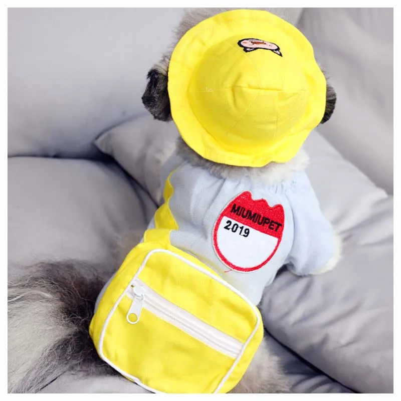 

Dog clothes teddy bear pomegranate Schnauzer Poodle Pet clothes hat