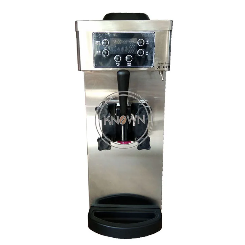 

Дешевая цена 8л производство Домашняя мини настольная мягкая машина для производства мороженого один вкус Бесплатная доставка