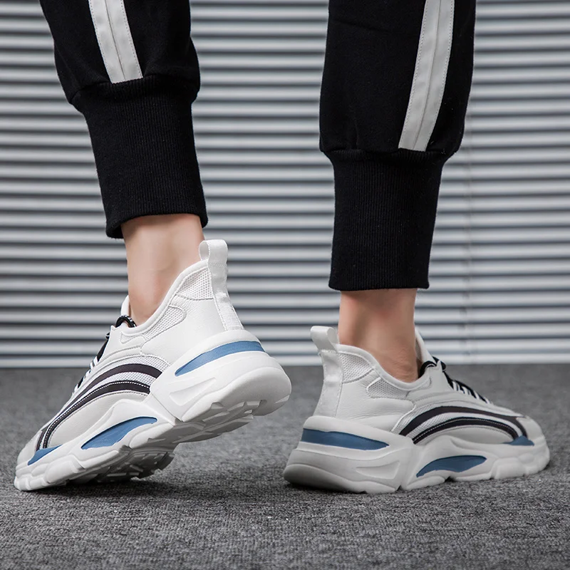 

White Casual Shoes Spring Casual Shoes Men Black Comfortable Breathable Leisure Fashion Zapatos Casuales