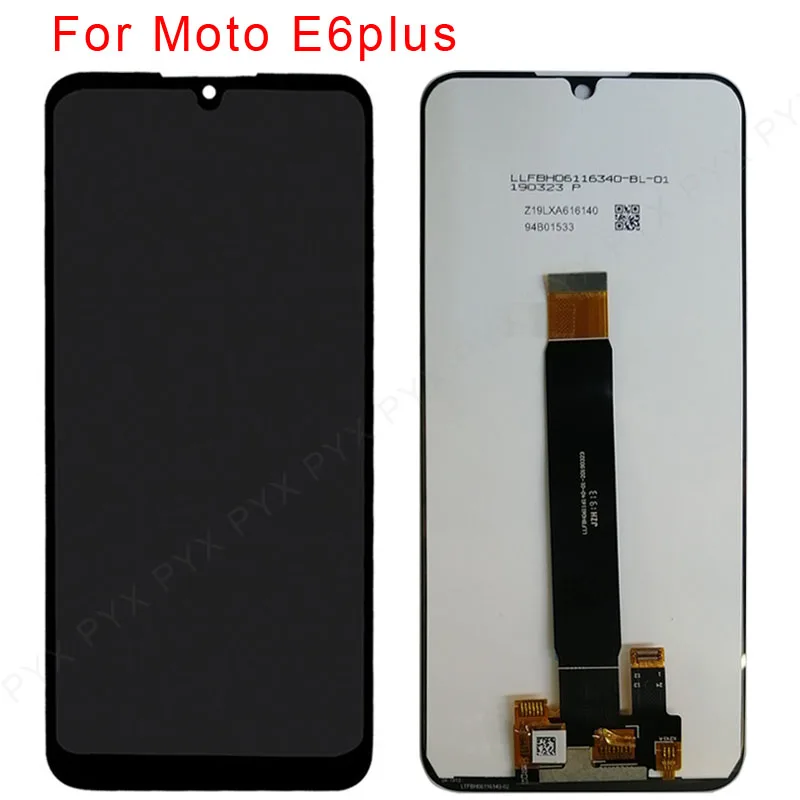 Оригинальный для Motorola Moto E6 Plus PAGA0004 ЖК-дисплей Play сенсорный экран сенсор Digiziter в