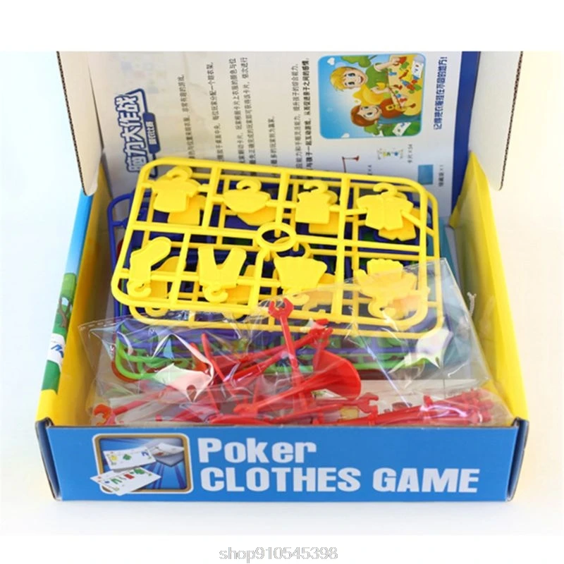 

Multiplayer Clothes Contest Play Early Education Toys Thinking Training Teaching Interactive Board Game N18 20 Dropshipping