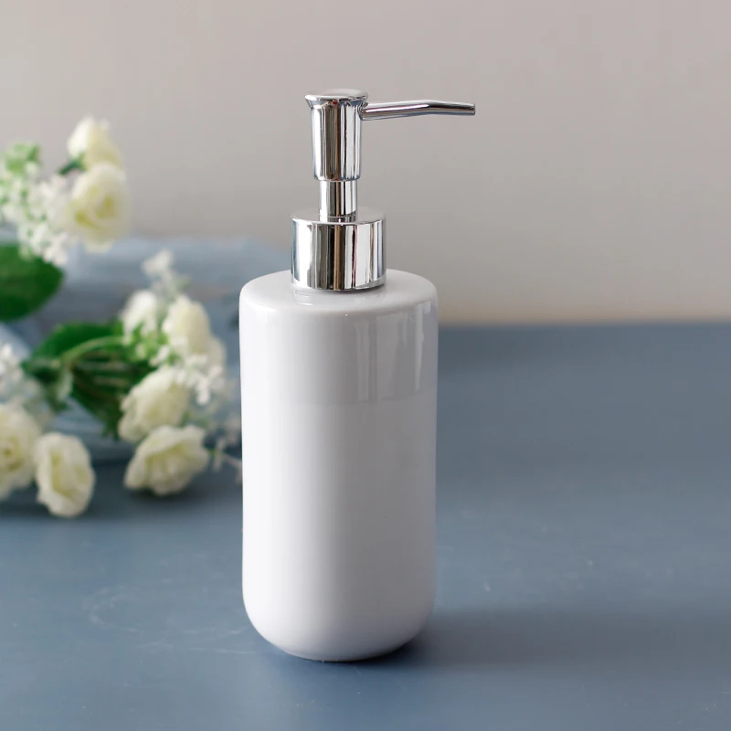Керамический набор для ванной комнаты керамическая бутылка лосьона полости рта
