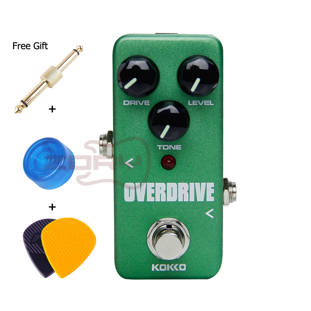 

KOKKO FOD3 Overdrive Guitar Effect Pedal Mini Guiatr Pedal Portable True bypass Guitar Parts Guitar Accessories With Connector