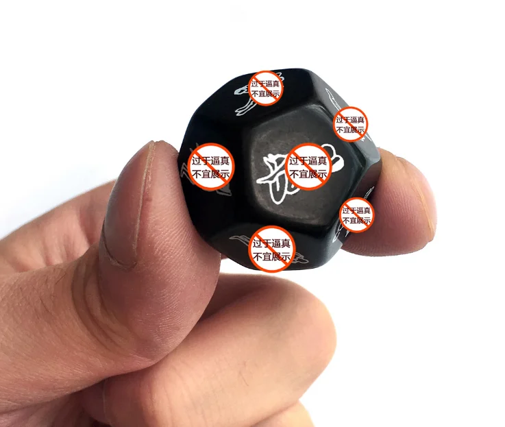 Black-1pcs Горячие-Забавные эротические игральные кости 12 позиций эротический крэпс секс светящаяся игральная кость любовь игрушечные кубики для взрослых Секс игрушки фосфоресцирующие пары игра в кости - Color: Black-1pcs