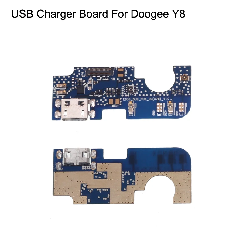 Зарядная плата Для Doogee Y8 с USB разъемом ремонтные детали зарядная Y8|Платы для