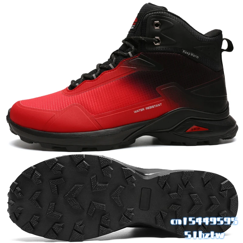 

New Waterproof Mens Golf Boots Warm Quality Golfing Shoes Big Size 40-48 Anti Slip Golf Shoes Outdoor Walking Sneakers