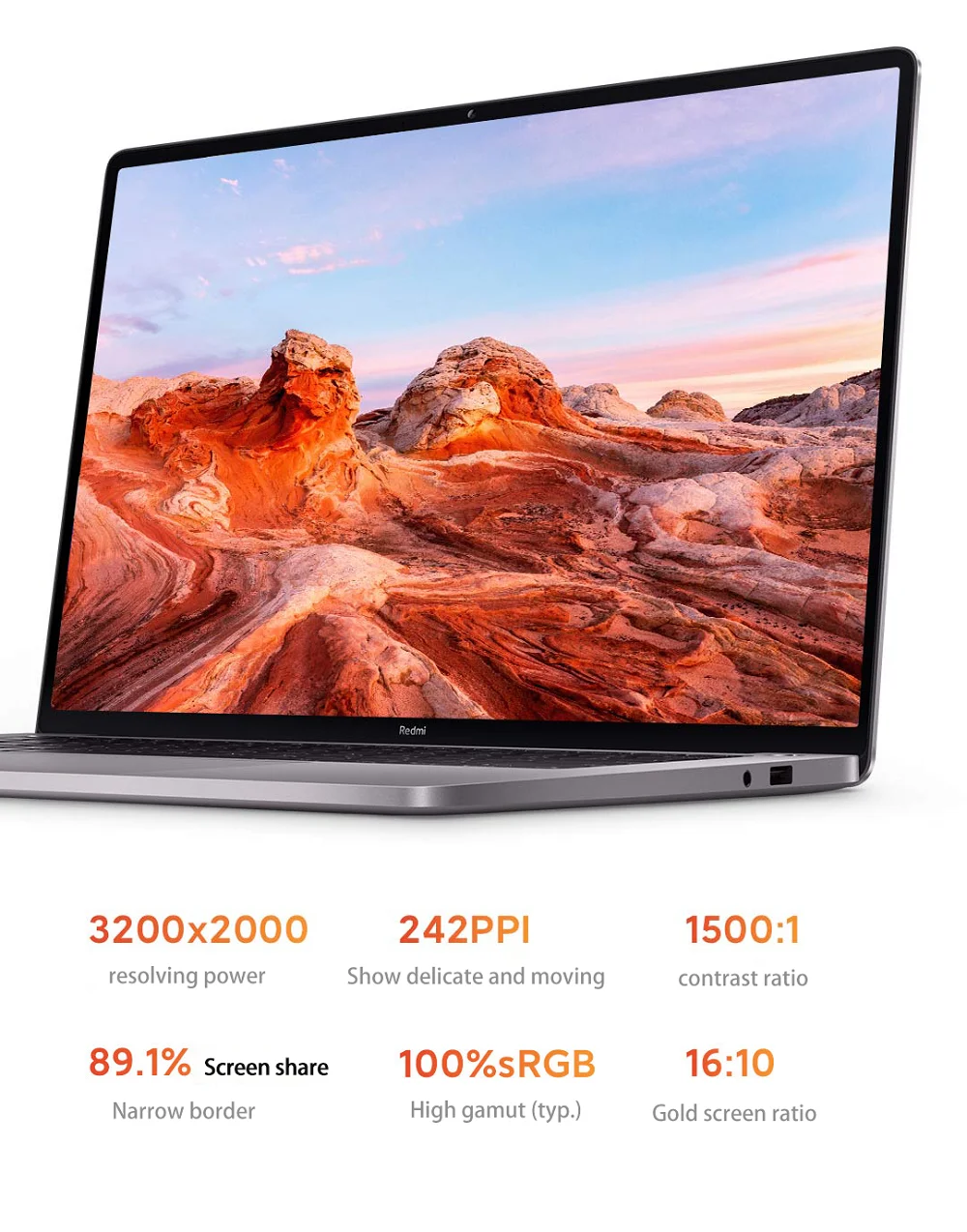 Ноутбук Xiaomi RedmiBook Pro 15 AMD R7 5800H/R5 5600H 6 дюйма 3 2 K 90 Гц полноэкранный ноутбук Mi Windows 10