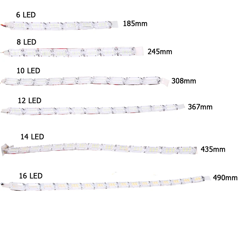 Posbay гибкий светодиодный ленточный светильник s DRL дневной ходовой