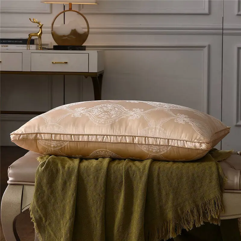 Премиум жаккардовая Подушка вставка для сна тутового шелкопряда Гусь 1 упаковка