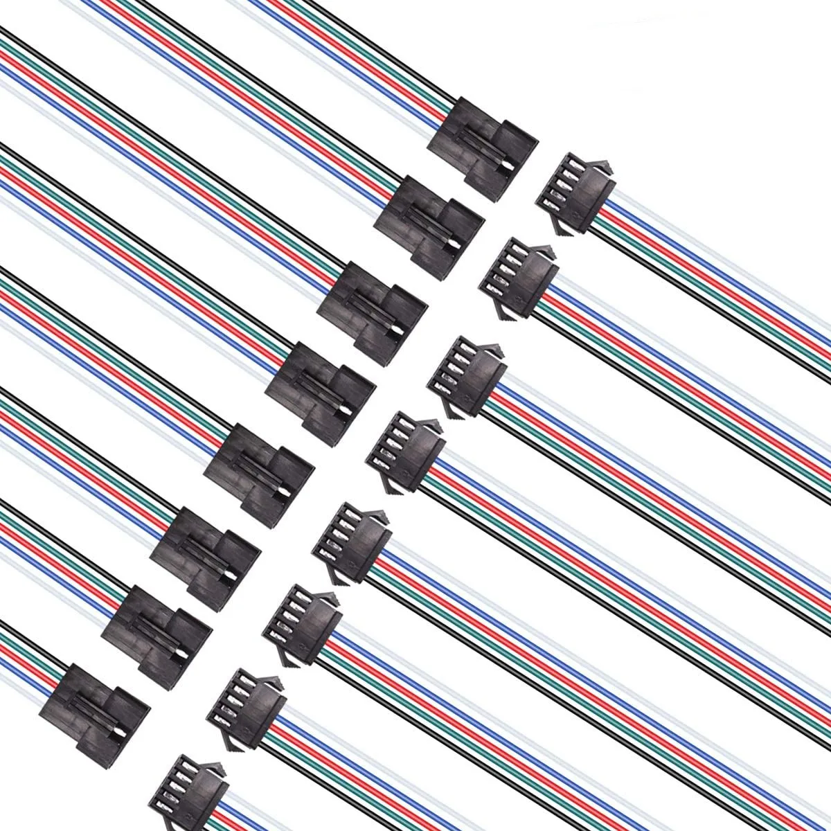 2-контактный 3-контактный 4-контактный светодиодный разъем штекер/гнездо JST SM 2 3 4