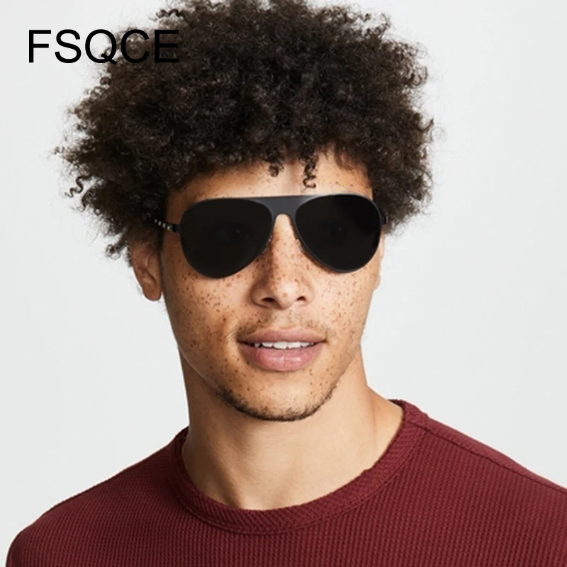 Солнцезащитные очки авиаторы Мужские поляризационные винтажные брендовые