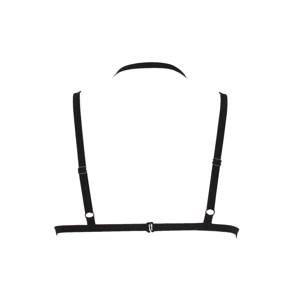 

Sexy Lingerie Women's Bra Halter Neck Black Backless Hollow-Out Underwear Bralette Seamless Push Up Bra Female Nightwear