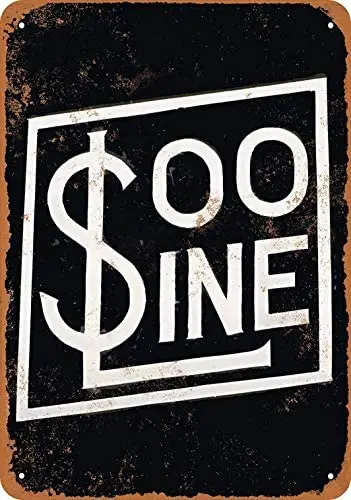 

8 x 12 Metal Sign - Soo Line Railroad - Vintage Decorative Tin Sign