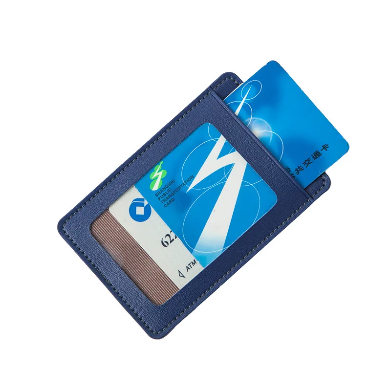 1 шт. кожаный чехол для удостоверения личности визитница из искусственной кожи с