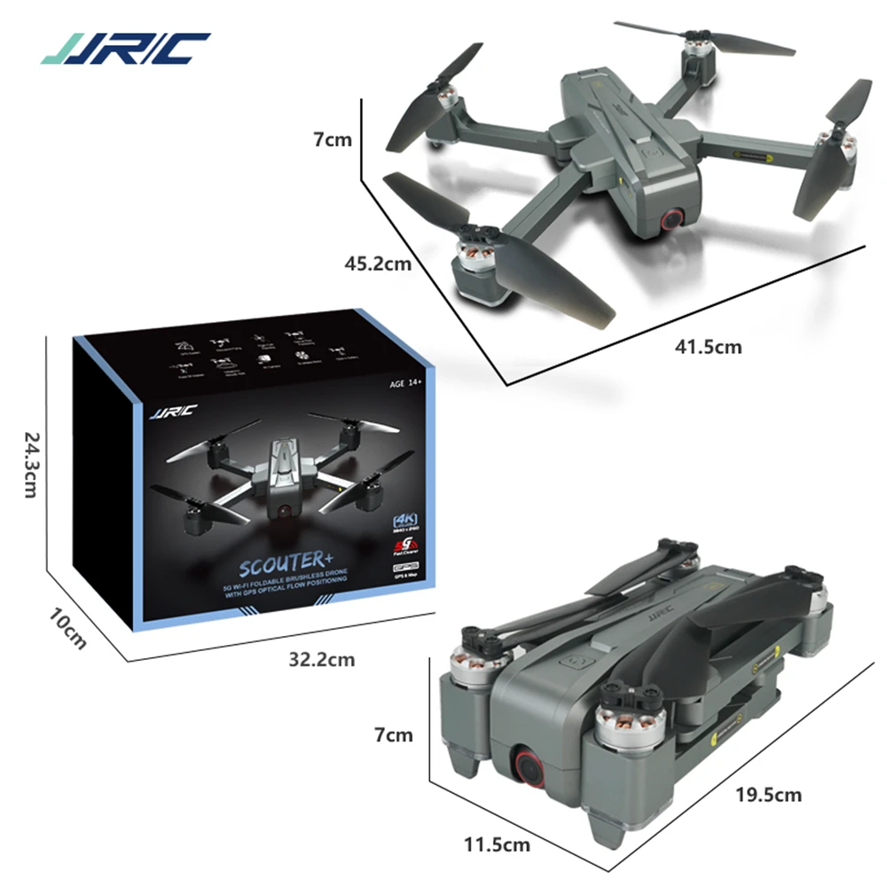 20 минут полета 4K широкоугольная камера JJRC X11P Радиоуправляемый Дрон со