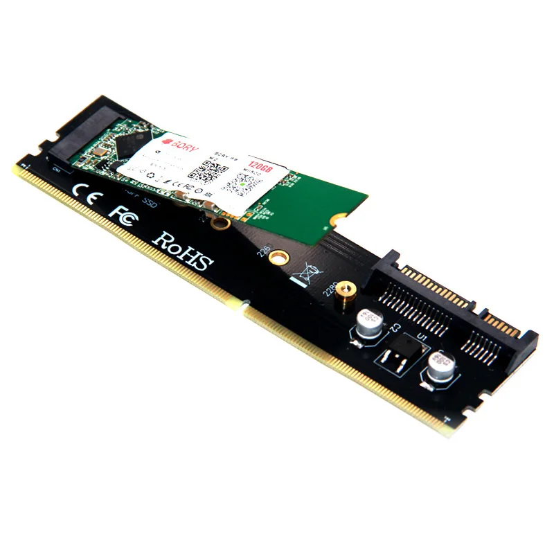 DDR3 DDR4 DDR2 к M2 SSD адаптер M.2 NGFF B Ключ Riser карта SATA 15Pin мощность + 7Pin порт данных