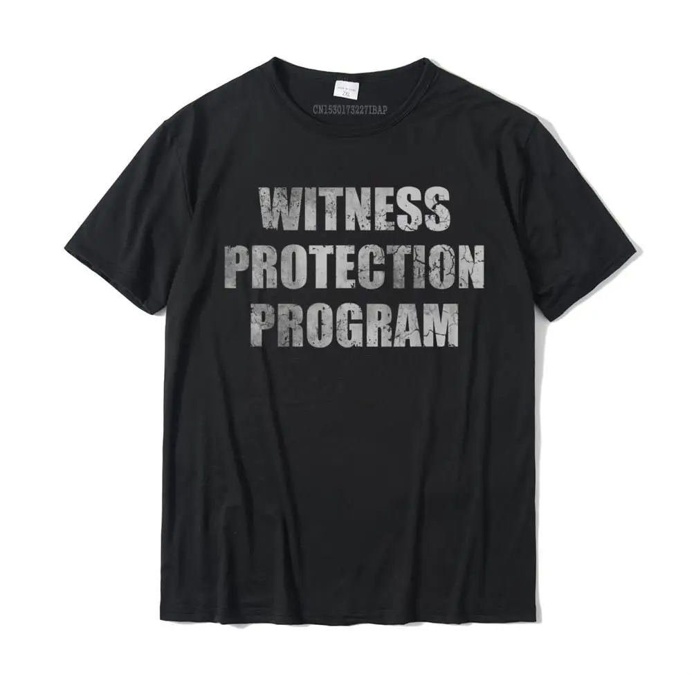 

Witness Protection Program Costume Halloween Men T-Shirt Camisas Hombre Top T-Shirts T Shirt Funny Cotton Hip Hop Normal Men
