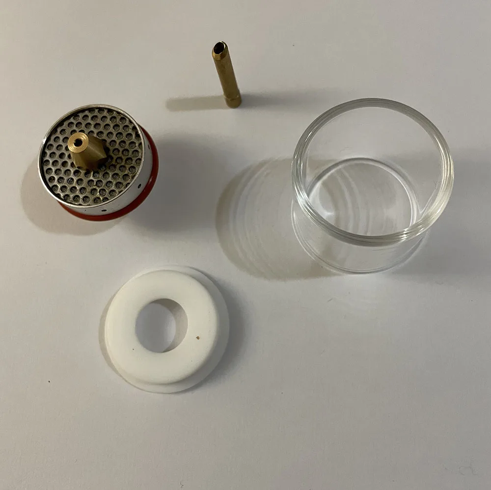 GSPLD Pyrex Cup Weld Nozzle Kit Fit WP9/20/24/25 Tig Welding Gun Arc Torch | Torches