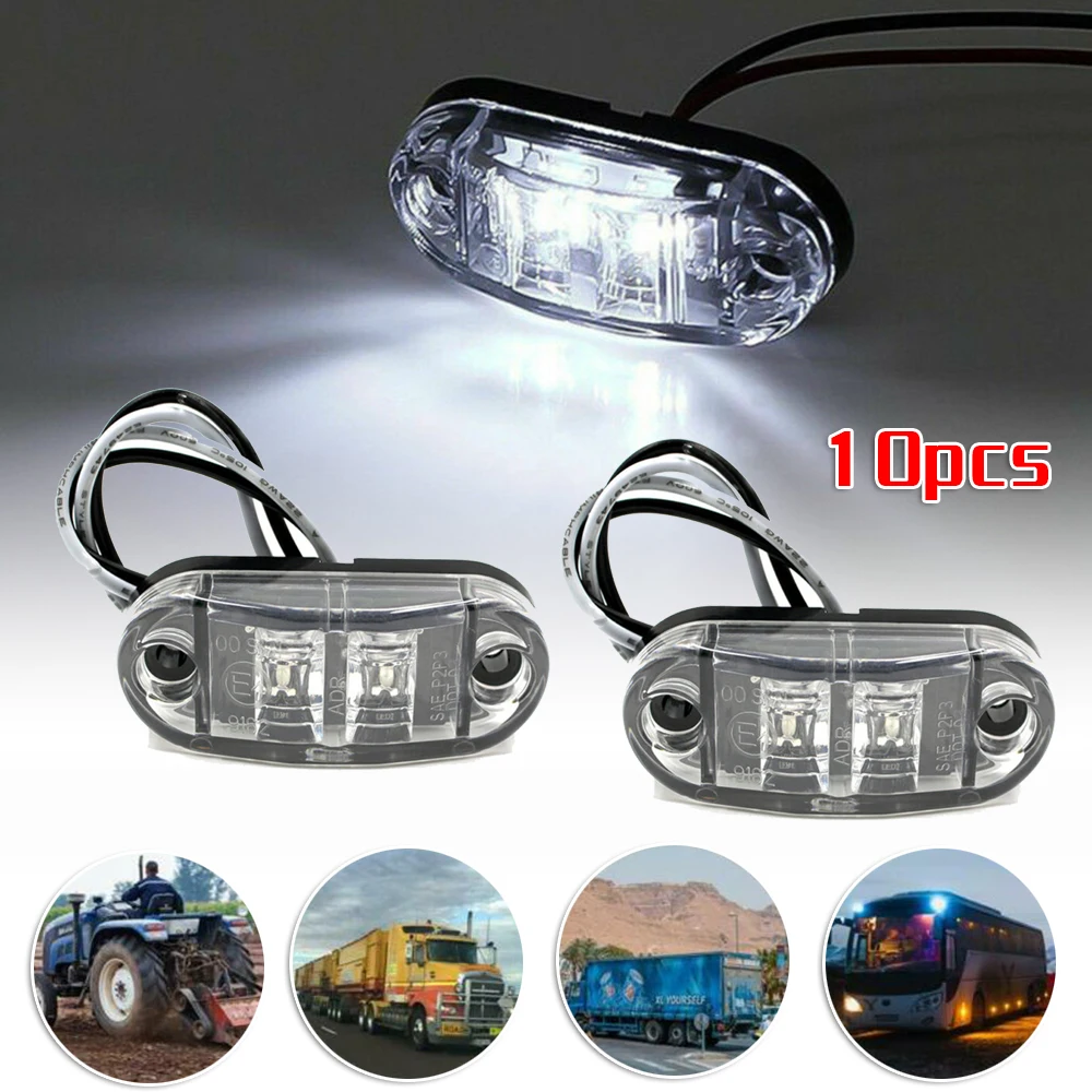 

Replacement Side Marker Lights 10-30V Waterproof Accessories LED Clearance