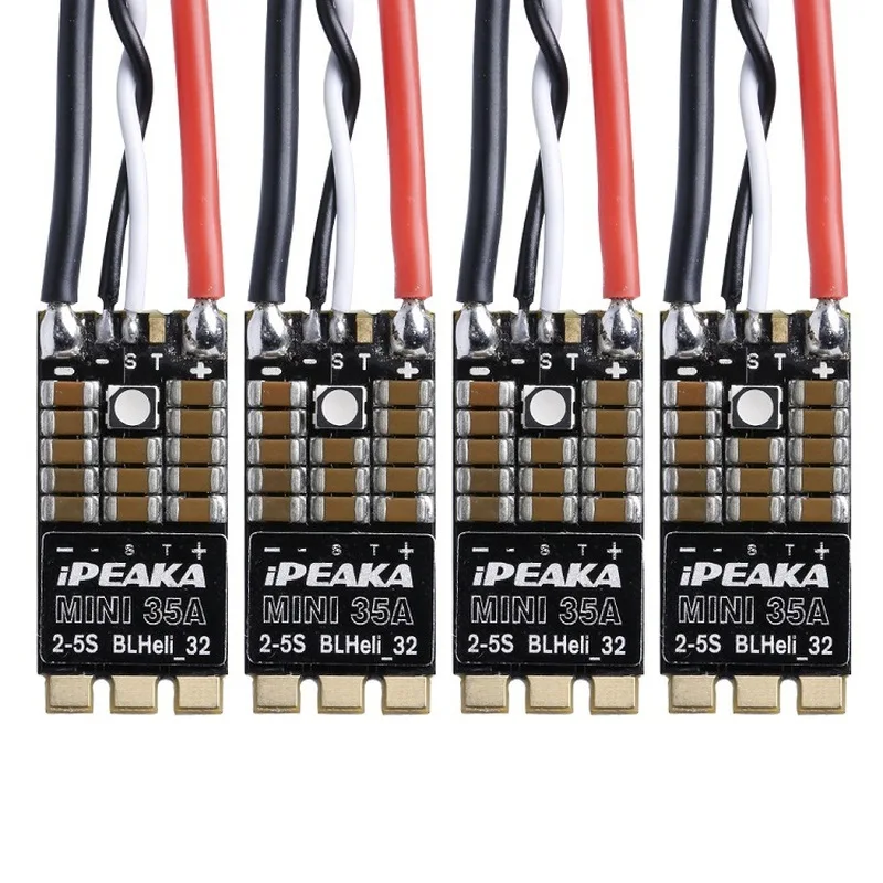 1/2/4 шт. IFlight ipeaka 26*12 мм 35A BLHeli-32 бит 2-5S ESC Поддержка Dshot150/300/600/1200/Multishot/Oneshot f/небольшой