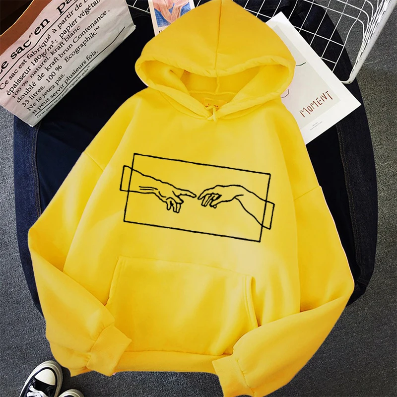 Fashion Women Loose Hoodies Sweatshirts Autumn Winter Oversize Pullovers Long Sleeve Casual All Match Hooded Jacket Warm Pocket