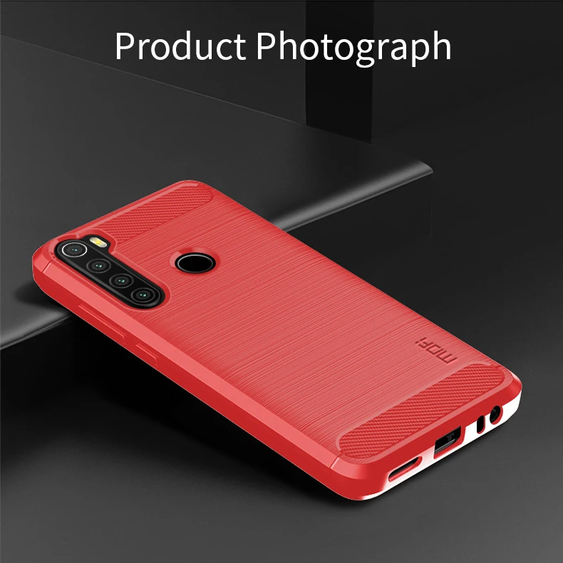 Чехол MOFi для Xiaomi Redmi Note 8 T, роскошный чехол из мягкого волокна ТПУ, силиконовый чехол для телефона s, задняя крышка для Xiaomi Redmi Note 8T