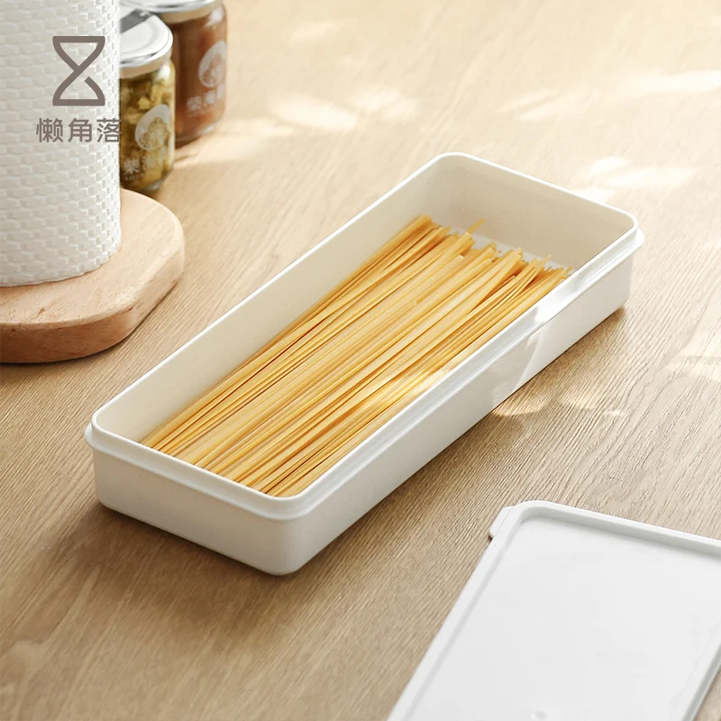 

Noodle Crisper Refrigerator Storage Box Plastic Kitchen Food Storage Box Noodles Sealed Box