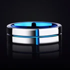 2021 классическое мужское кольцо Coss, ширина 6 мм, стальное матовое стальное кольцо для мужчин, мужское кольцо, оптовая продажа