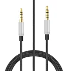 OFC сменный Плетеный Удлинитель для кабеля Регулировка громкости Встроенная функция отключения звука для наушников Logitech Astro A10 A40 TR A40TR