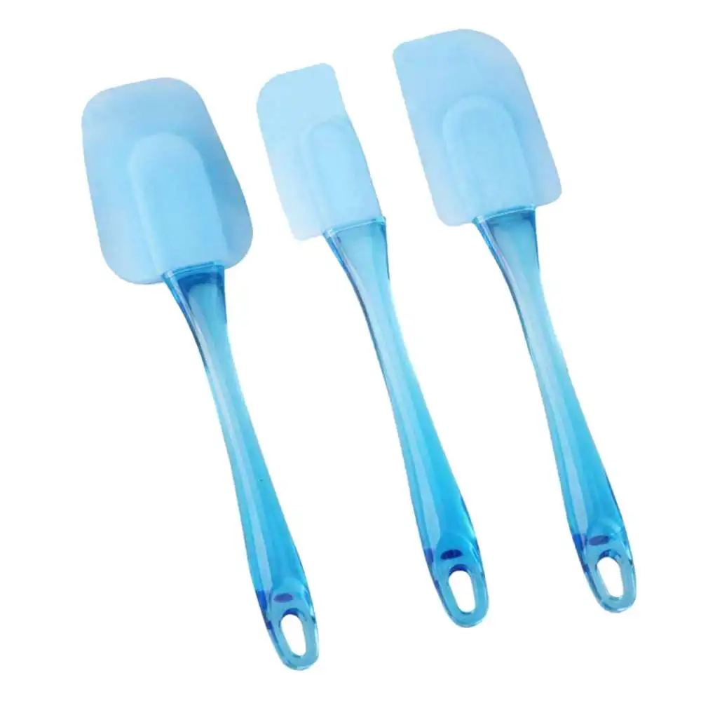 

3-piece Set Of Silicone Spatula Butter Spatula Cream Cake Spatula Batter Mixing Knife Kitchen Tool