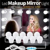 canling led 5v makeup mirror light bulb hollywood vanity lights stepless dimmable wall lamp 6 10 14bulbs kit for dressing table