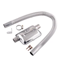 25mm air silencer combustion air pipe ducting pipe clamps muffler for webasto eberspacher diesel parking heater 60mm 120mm 150mm
