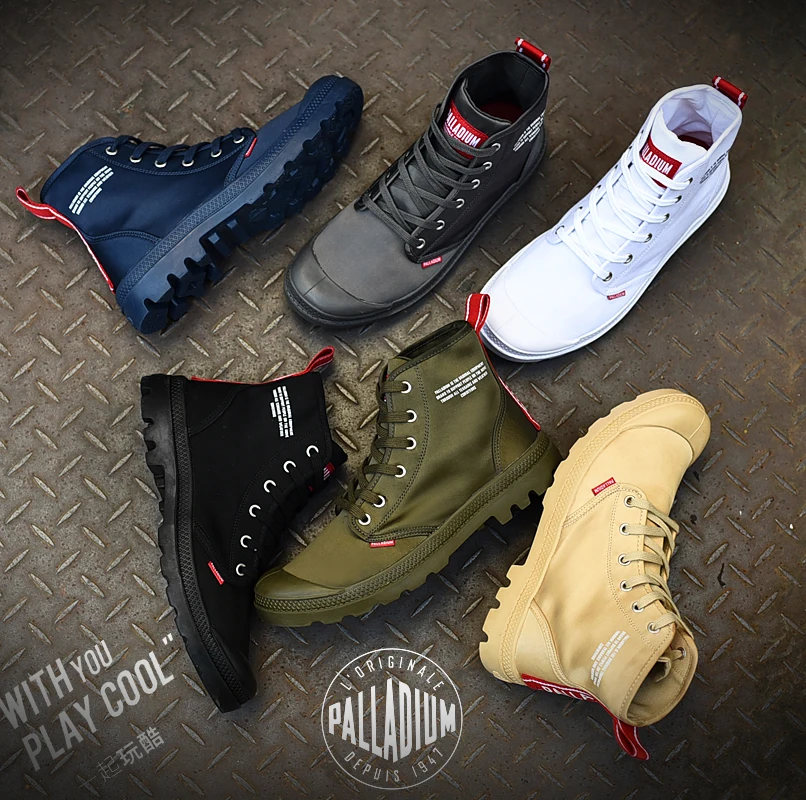 Мужские кроссовки с высоким верхом Повседневные Удобные в стиле милитари Размер