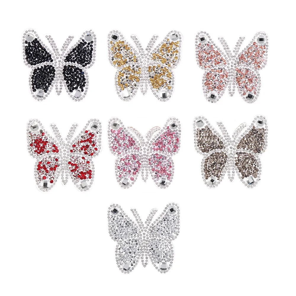 Разноцветные нашивки бабочки термонаклейка для утюга используемые товары