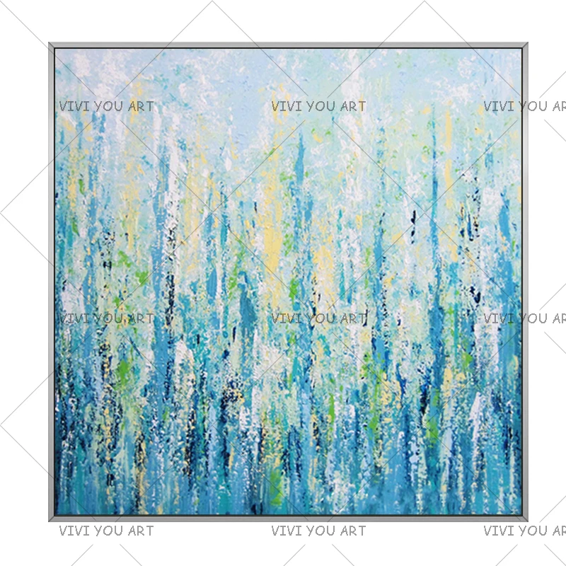 Абстрактная картина маслом на холсте в скандинавском стиле|Рисование и