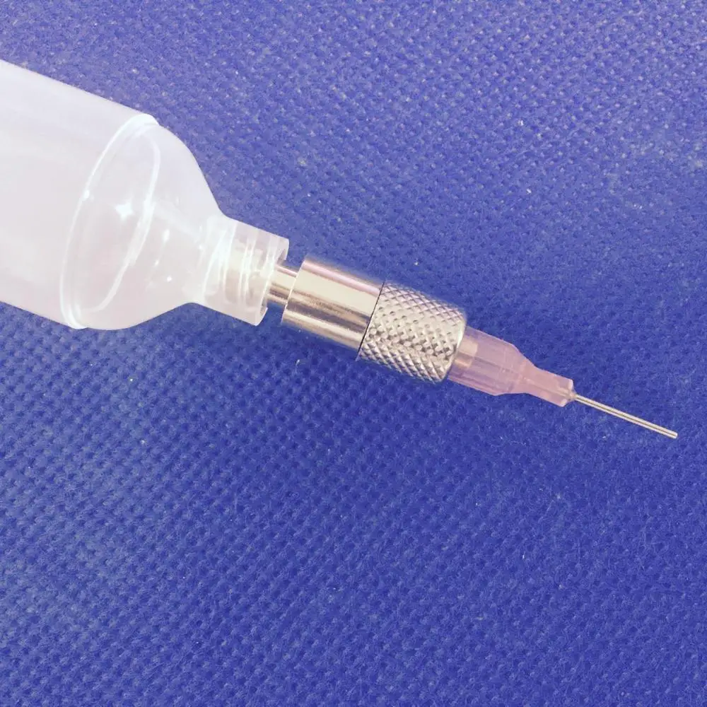 Дозирующий клапан соединитель Luer винтовой игла металлический стандартный