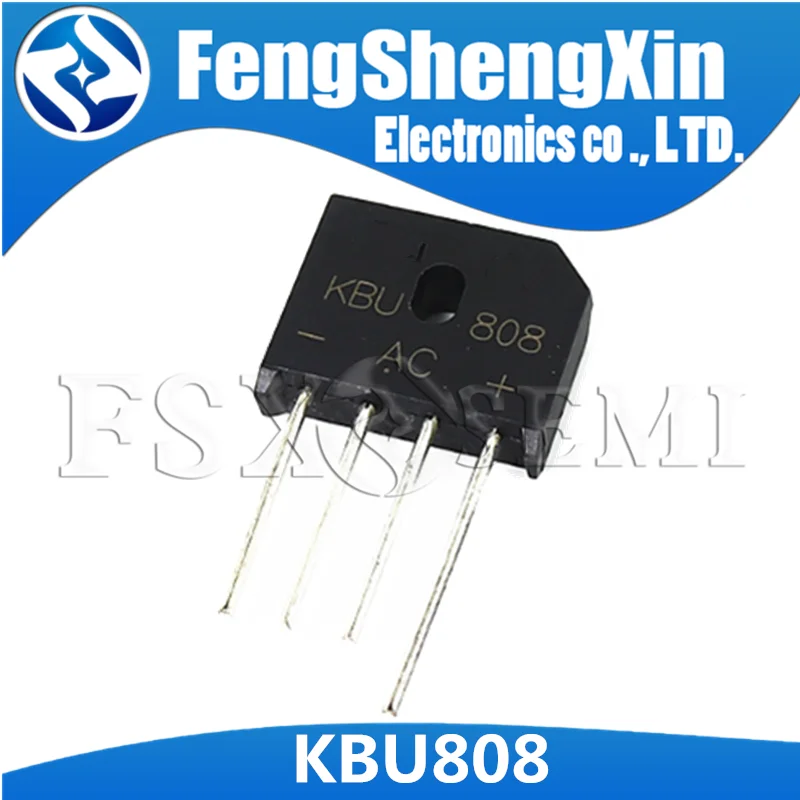 Мостовые выпрямители 5 шт./лот KBU606 KBU610 KBU806 KBU808 KBU810 KBU1010 KBU1510 KBU2510 KBU3510 DIP-4 - купить по