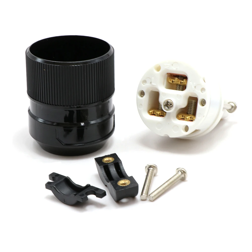 2 шт. IEC HIFI красный Медь IEC разъем US/EU/AU AC разъем питания для Diy Аудио кабель питания