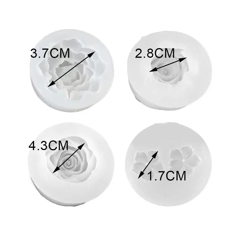 

DIY Jewelry Accessories Flower Silicone Mold Resin Peony Peony Daisy Jewelry Making