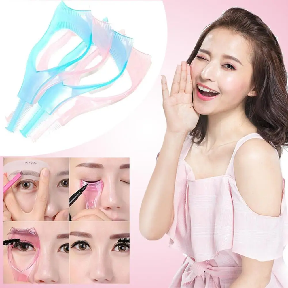 Подводка для глаз Портативная инструмент макияжа с кристаллами и картой ресниц