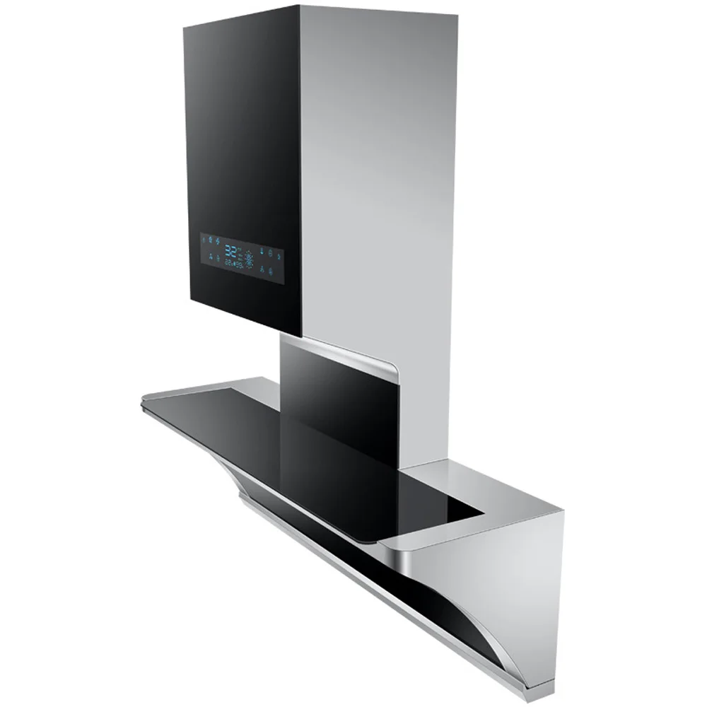 

32m Kitchen Hood Side Suction Frequency Conversion Range Hood High Suction Cooker Food Warming Function Household Exhaust Hood