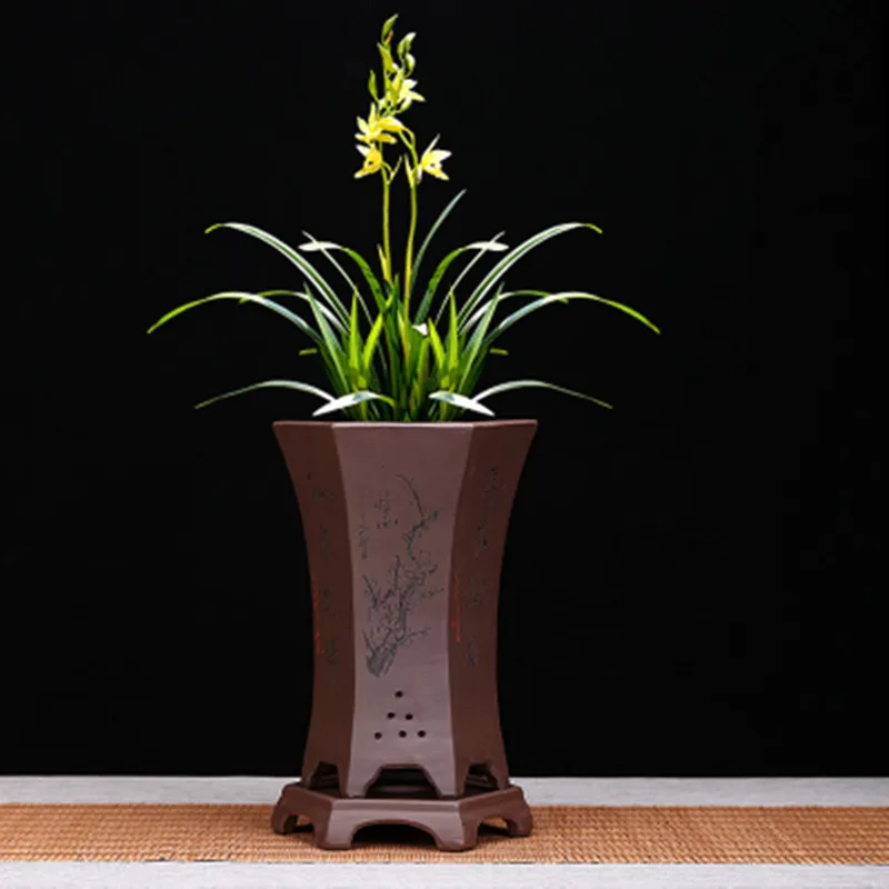 Керамическая Орхидея для сада специальная раковина шесть квадратов помещений с