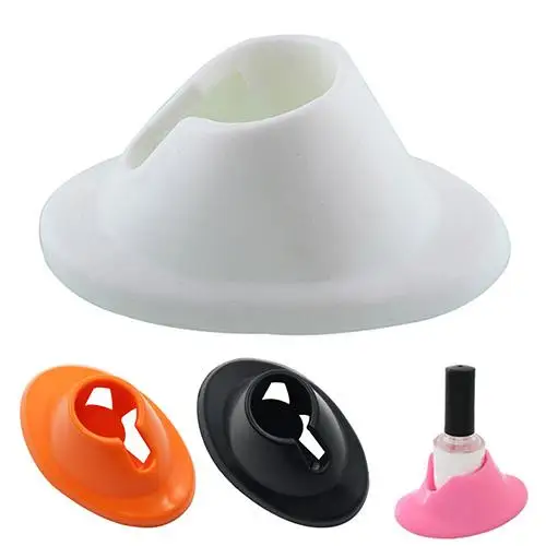 2x дизайн ногтей наконечник для полировки бутылки дисплей Силиконовый круглый